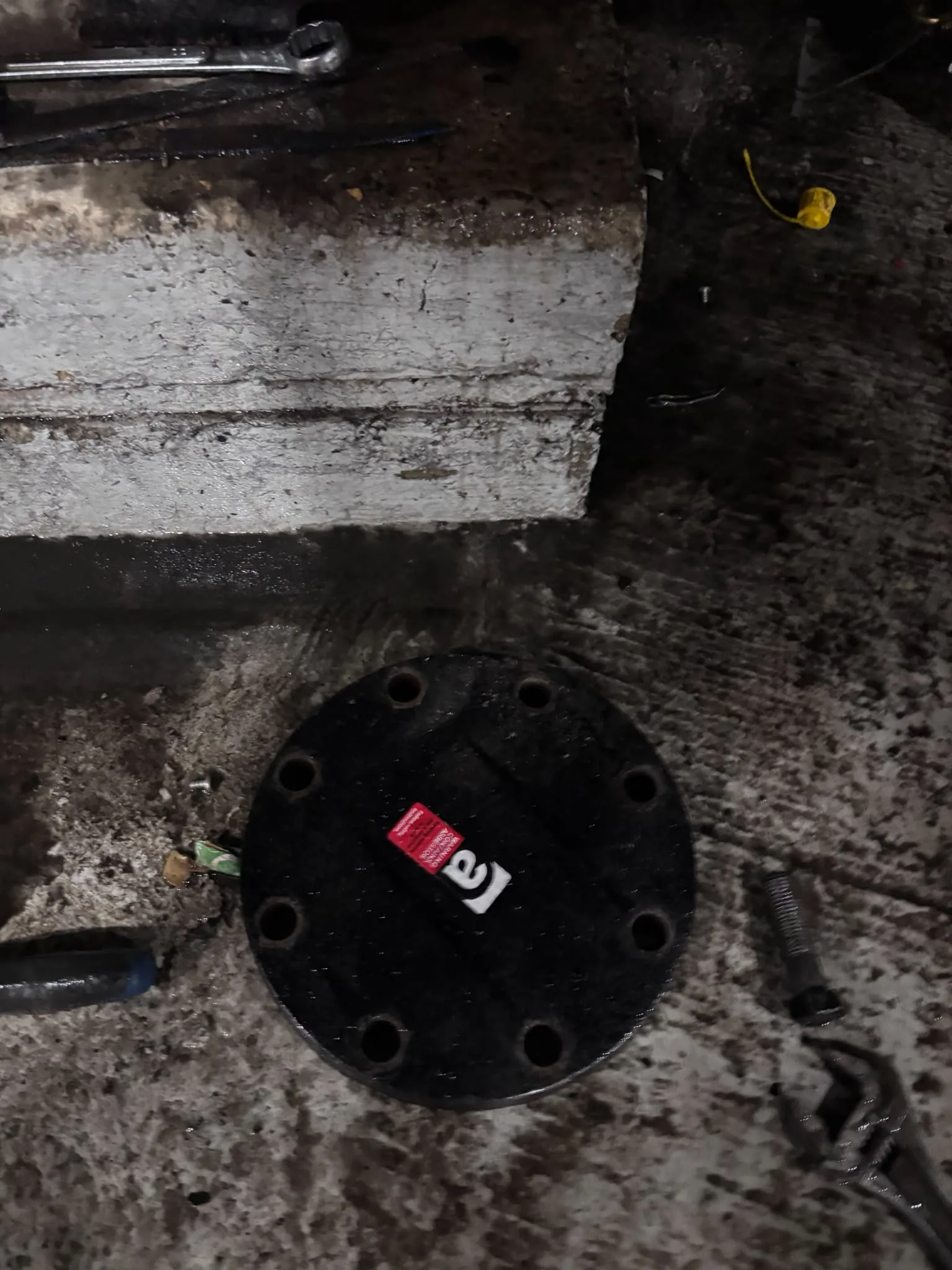 Artex scraping from a concrete ceiling during Roehampton refurbishment